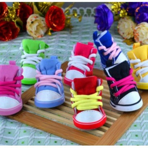 Dog Canvas Shoes Puppy Casual Boots