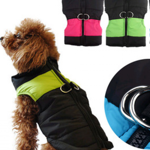 Padded Vest Jacket Coat Waterproof Pet Dog Cloth