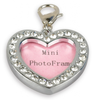 Pet Dog Tags - Bling Rhinestone Mini Photo Frame